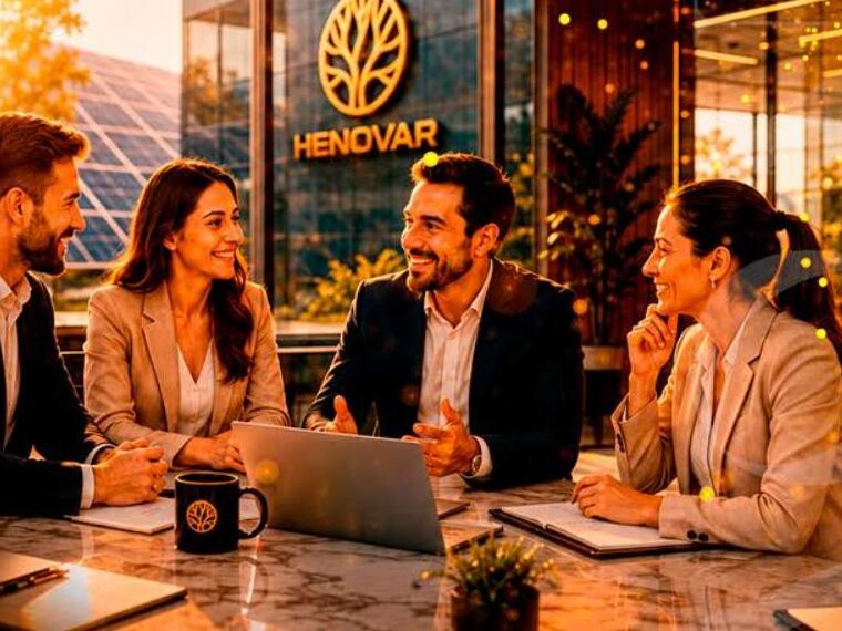 Empreendedores reunidos no ecossistema Henovar